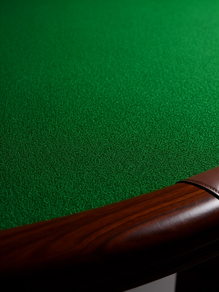 Détail finition table de poker