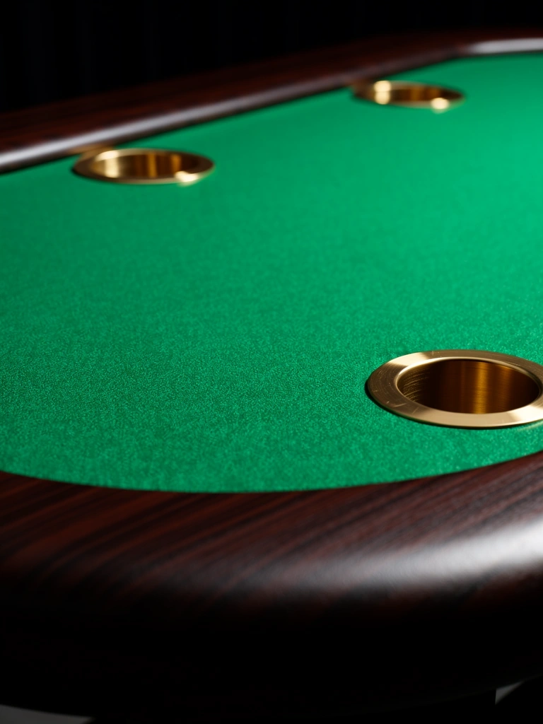 Détail d'une table de jeu premium